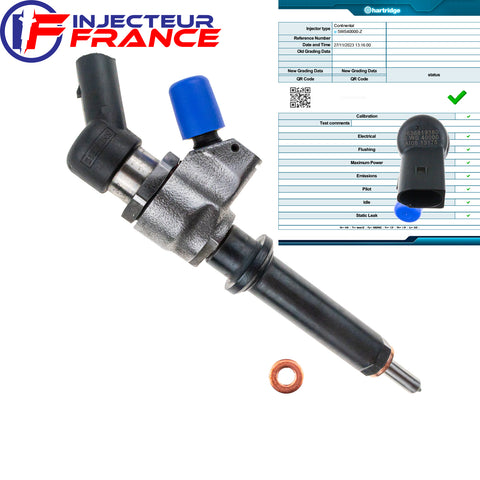 9636819380 Injecteur PEUGEOT 307 2.0 HDi 90 CV SIEMENS/VDO (5WS40000-Z)