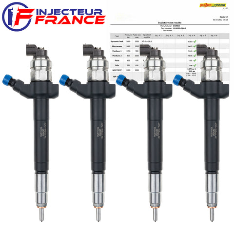 X4 6C1Q-9K546-AC DENSO DIESEL INJECTEUR CITROEN FORD PEUGEOT FIAT 2.2 HDi 0950005800